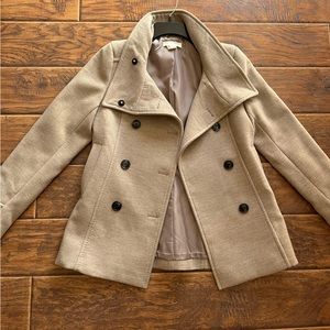 H&M Double Breasted Short Coat, size: 6